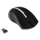 Мышь Оклик 615MW черный/серебристый оптическая (1200dpi) беспроводная USB для ноутбука (3bu   102945 - Фото 8