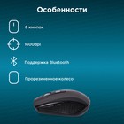 Мышь Оклик 635MB черный оптическая (1600dpi) беспроводная BT для ноутбука (6but) - фото 51525045 Мышь Оклик 635MB черный оптическая (1600dpi) беспроводная BT для ноутбука (6but) - фото 51525045