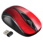 Мышь Оклик 675MW черный/красный оптическая (1200dpi) беспроводная USB для ноутбука (3but) - Фото 6