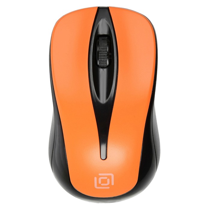 Мышь Оклик 675MW черный/оранжевый оптическая (1200dpi) беспроводная USB для ноутбука (3but)   102945