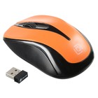 Мышь Оклик 675MW черный/оранжевый оптическая (1200dpi) беспроводная USB для ноутбука (3but)   102945 - Фото 5