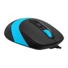 Мышь A4Tech Fstyler FM10 черный/синий оптическая (1600dpi) USB (4but) - Фото 6