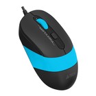 Мышь A4Tech Fstyler FM10 черный/синий оптическая (1600dpi) USB (4but) - Фото 8