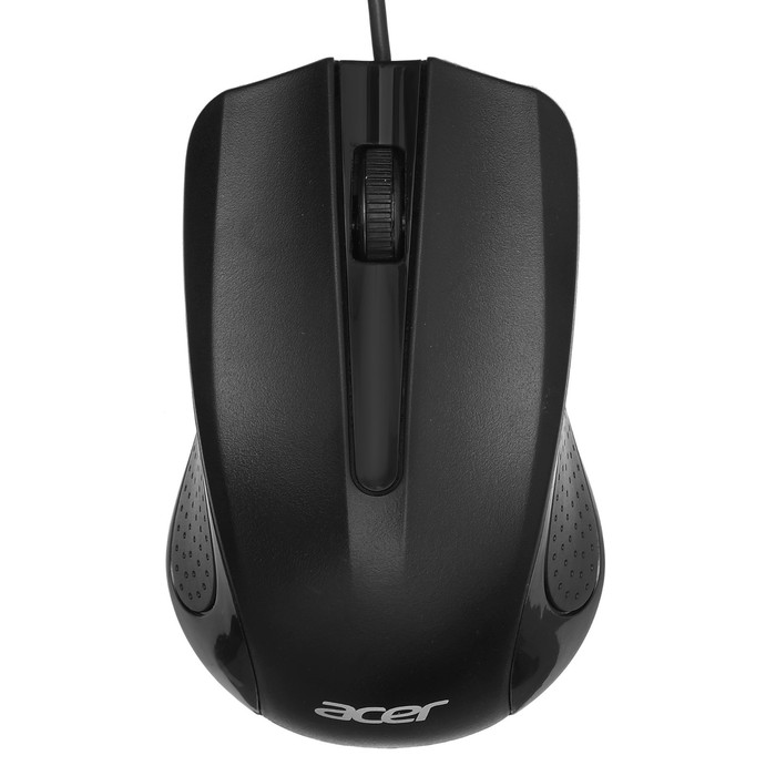 Мышь Acer OMW010 черный оптическая (1200dpi) USB (3but) - Фото 1