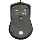Мышь Acer OMW011 черный/синий оптическая (1200dpi) USB (3but) - Фото 2