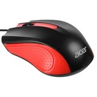 Мышь Acer OMW012 черный/красный оптическая (1200dpi) USB (3but) - фото 51525266 Мышь Acer OMW012 черный/красный оптическая (1200dpi) USB (3but) - фото 51525266