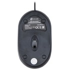Мышь Оклик 105S черный оптическая (800dpi) USB для ноутбука (3but) - Фото 2