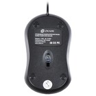 Мышь Оклик 115S черный/красный оптическая (1200dpi) USB для ноутбука (3but) - Фото 2