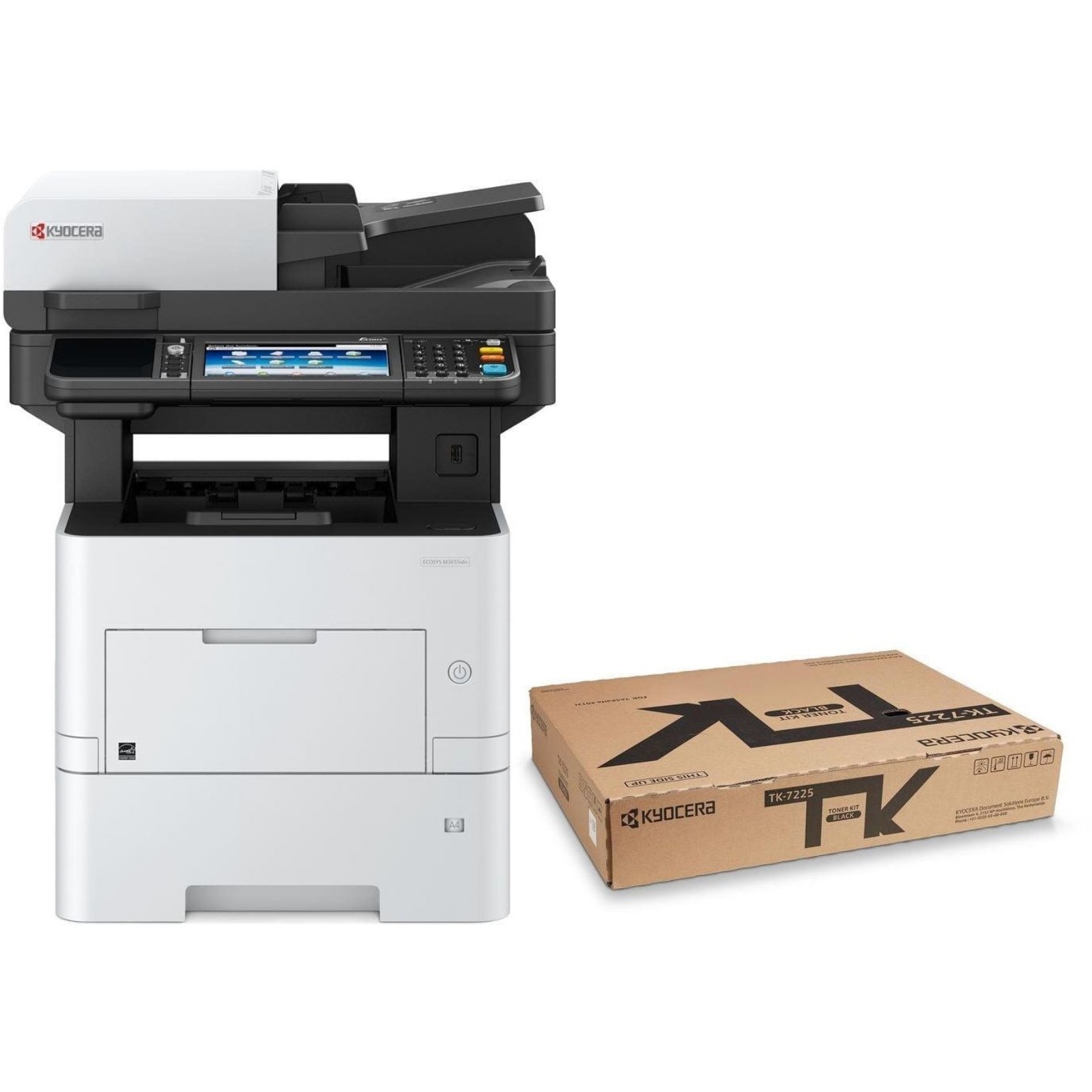 МФУ лазерный Kyocera Ecosys M3655idn A4 Duplex Net белый/черный (в ...