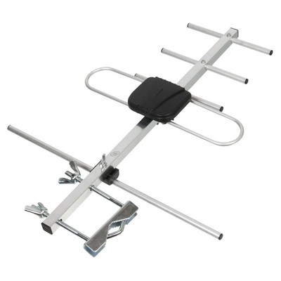 Антенна телевизионная Hyundai H-TAE100, 8 дБ, пассивная, серебристая