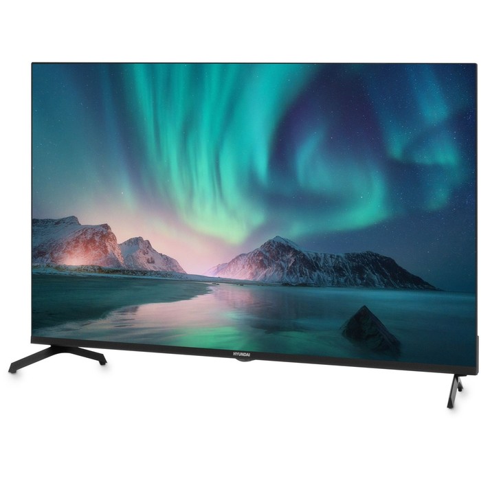 Телевизор LED Hyundai 43" H-LED43BU7006 Android TV Frameless Metal черный 4K Ultra HD 60Hz   1029538 - фото 51513319