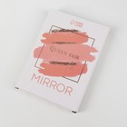 Зеркало настольное «Овал», двустороннее, с увеличением, зеркальная поверхность 8,5 × 12,1 см, цвет чёрный/медный - Фото 4