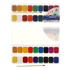 УЦЕНКА Акварель Луч «Классика», 18 цветов, с кистью - Фото 1