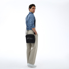 Сумка кросс-боди мужская TEXTURA, на молнии, 3 наружных кармана, 22×6×25.5 см, чёрная - Фото 2