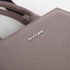 Сумка женская тоут TEXTURA на молнии, 22×11×22 см, капучино - Фото 7