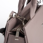 Сумка женская тоут TEXTURA на молнии, 22×11×22 см, капучино - Фото 8