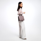 Сумка женская тоут TEXTURA на молнии, 22×11×22 см, капучино - Фото 2