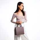 Сумка женская тоут TEXTURA на молнии, 22×11×22 см, капучино - Фото 10