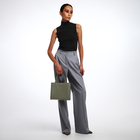 Сумка женская тоут TEXTURA на молнии, 22×11×22 см, зелёная - Фото 11