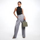 Сумка женская тоут TEXTURA на молнии, 22×11×22 см, зелёная - Фото 2