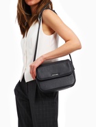 Сумка женская мессенджер TEXTURA на магните, 25×7.5×19 см, серая - Фото 12