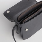 Сумка женская мессенджер TEXTURA на магните, 25×7.5×19 см, серая - Фото 8