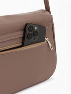 Сумка женская мессенджер TEXTURA на магните, 25×7.5×19 см, бежевая - Фото 8