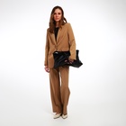 Сумка женская на молнии TEXTURA, большой размер, чёрная - Фото 2