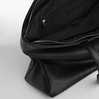 Сумка женская TEXTURA, шопер, большой размер, цвет чёрный - Фото 9