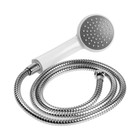 Смеситель для ванны ZEIN Z2746, излив 13 см, картридж 35 мм, с душевым набором, белый - Фото 11