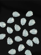 Стразы пришивные «Капля», в цапах, 10×14 мм, 20 шт., белые - Фото 2