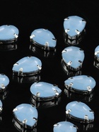 Стразы пришивные «Капля», в цапах, 10×14 мм, 20 шт., голубые - Фото 3