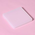 Молд Доляна «Квадрат», силикон, 10.5×10.5×1.2 см, прозрачный - Фото 4