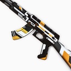 Деревянное оружие, детское сувенирное «Геометрия», автомат, 72.3×17.7 см - Фото 3