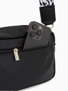 Сумка женская кросс-боди TEXTURA на молнии, 21×7×13 см, чёрная - Фото 6