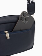 Сумка женская кросс-боди TEXTURA на молнии, 21×7×13 см, синяя - Фото 8