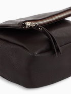 Сумка женская кросс-боди TEXTURA на молнии, 21×7×13 см, тёмно-коричневая 10087968