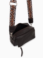 Сумка женская кросс-боди TEXTURA на молнии, 21×7×13 см, тёмно-коричневая 10087968