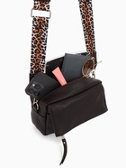 Сумка женская кросс-боди TEXTURA на молнии, 21×7×13 см, тёмно-коричневая - Фото 13