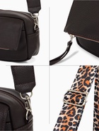 Сумка женская кросс-боди TEXTURA на молнии, 21×7×13 см, тёмно-коричневая - Фото 3