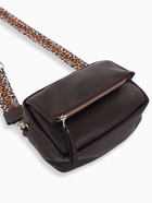 Сумка женская кросс-боди TEXTURA на молнии, 21×7×13 см, тёмно-коричневая - Фото 10