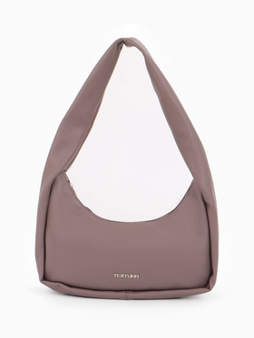 Сумка женская багет TEXTURA на молнии, 30×10×14 см, пудровая