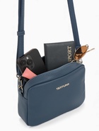 Сумка женская кросс-боди TEXTURA на молнии, 20×7×15 см, голубая - Фото 9