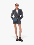 Сумка женская кросс-боди TEXTURA на молнии, 20×7×15 см, голубая - Фото 15