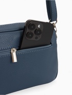 Сумка женская кросс-боди TEXTURA на молнии, 20×7×15 см, голубая - Фото 8