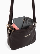 Сумка женская кросс-боди TEXTURA на молнии, 20×7×15 см, коричневая - фото 61910973