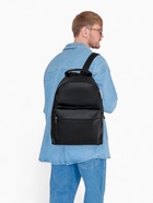 Рюкзак городской TEXTURA на молнии с карманом, размер 30×17×42 см, чёрный - Фото 4