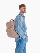 Рюкзак городской TEXTURA на молнии, с карманом, размер 30×17×42 см, бежевый - Фото 11