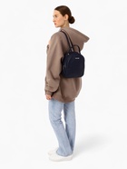 Рюкзак-мини женский TEXTURA, на молнии, размер 22×9×25 см, тёмно-синий - Фото 11