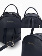 Рюкзак-мини женский TEXTURA, на молнии, размер 22×9×25 см, тёмно-синий - Фото 8